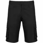 Ecologische heren bermuda met meerdere zakken, black — productfoto 6