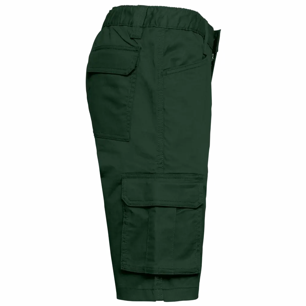 Ecologische heren bermuda met meerdere zakken, forest green — productfoto 8