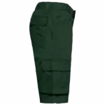 Ecologische heren bermuda met meerdere zakken, forest green — productfoto 8