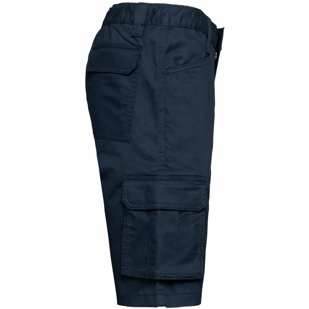 Ecologische heren bermuda met meerdere zakken, navy — productfoto 9