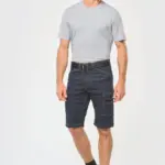 Denim herenbermuda met meerdere zakken — productfoto 3