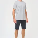 Denim herenbermuda met meerdere zakken — productfoto 4
