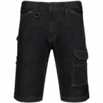Denim herenbermuda met meerdere zakken, black rinse — productfoto 6