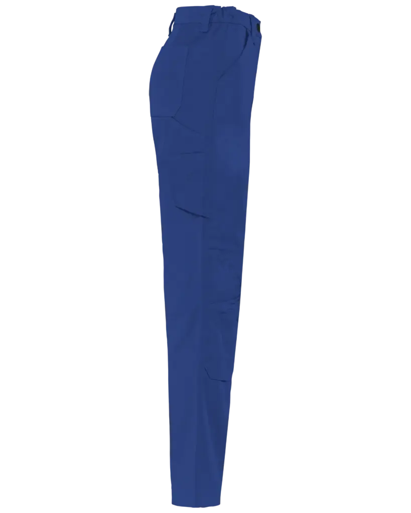 Dames werkbroek met meerdere zakken, royal blue — productfoto 10