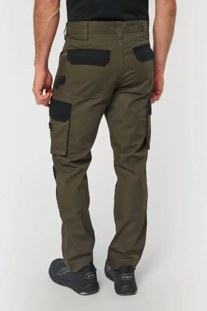 Tweekleurige heren werkbroek — productfoto 2