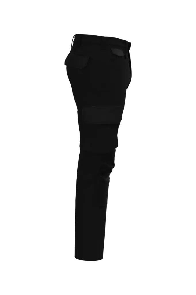 Tweekleurige heren werkbroek, black — productfoto 5