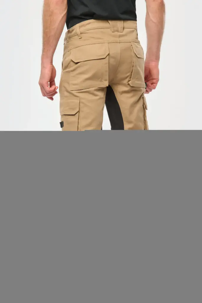 Gerecycled performance heren  werkbroek — productfoto 2
