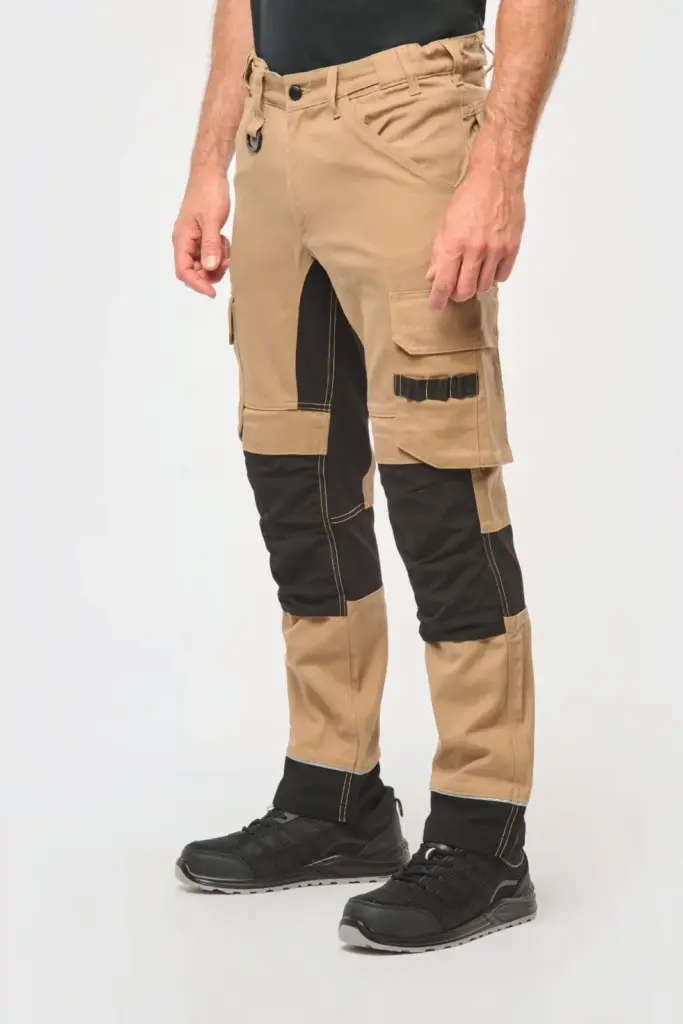 Gerecycled performance heren  werkbroek — productfoto 3