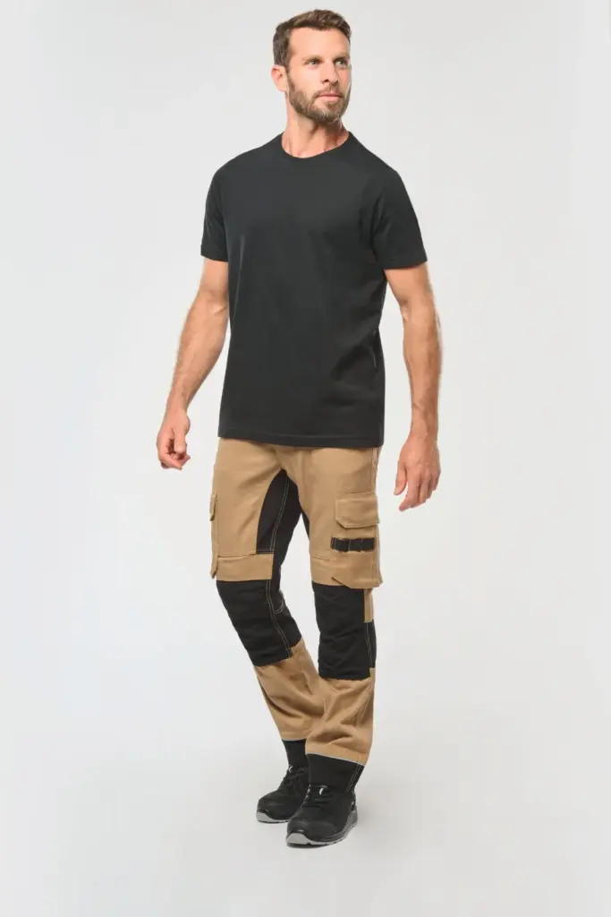 Gerecycled performance heren  werkbroek — productfoto 4