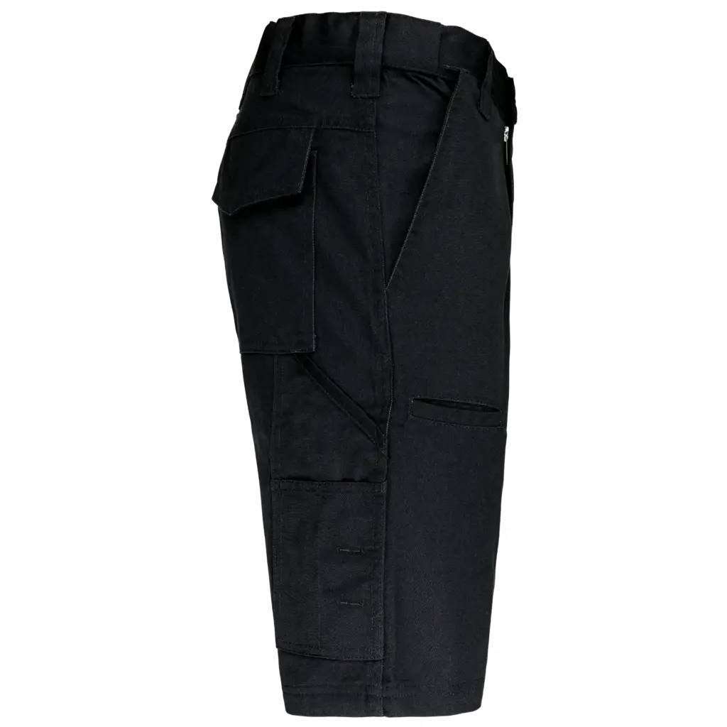 Workwearbermuda Met Meerdere Zakken, black — productfoto 5