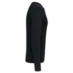 Unisex thermoshirt lange mouwen, black — productfoto 5