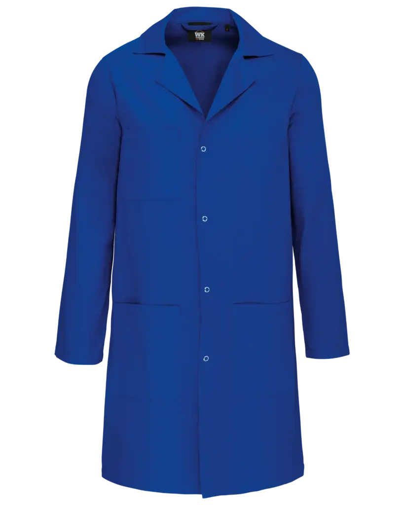 Unisex labjas, royal blue — productfoto 3
