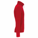 PS_WK903-S_RED - Hidalgo-werbeartikel Microfleece Vest Met Rits heren — productfoto 10