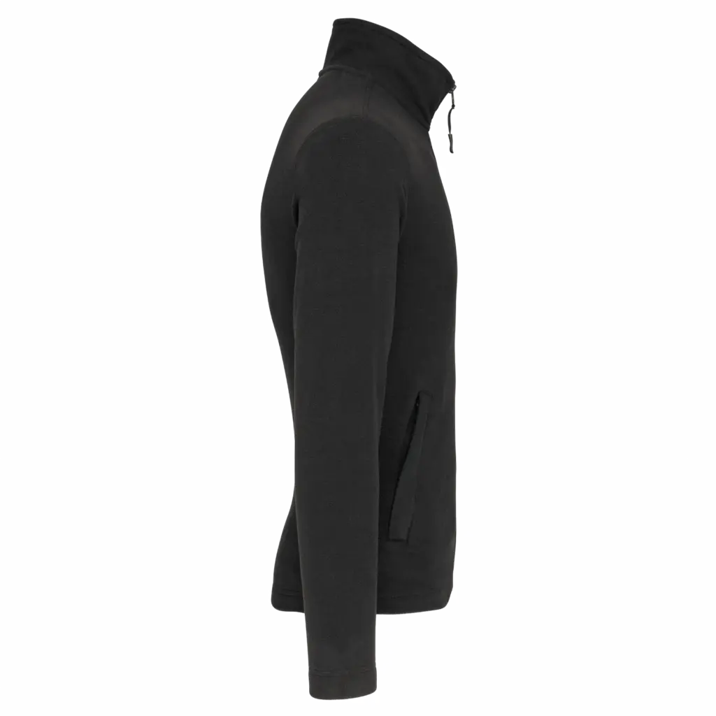 PS_WK903-S_DARKGREY - Hidalgo-werbeartikel Microfleece Vest Met Rits heren, dark grey — productfoto 7