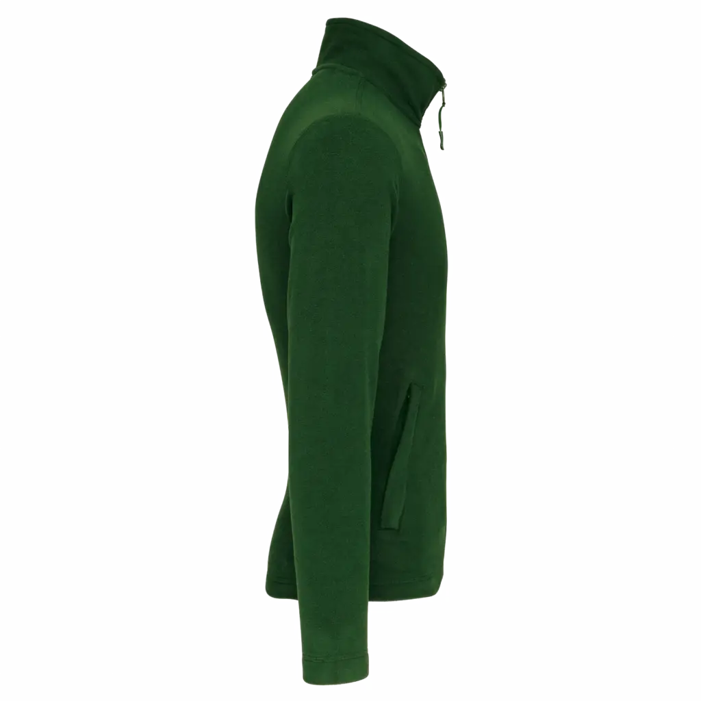 PS_WK903-S_FORESTGREEN - Hidalgo-werbeartikel Microfleece Vest Met Rits heren, forest green — productfoto 8