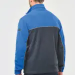 Tweekleurig ecologisch uniseks fleecevest — productfoto 3