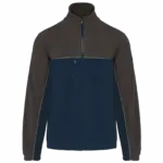 PS_WK904_NAVY-DARKGREY - Hidalgo Tweekleurig ecologisch uniseks fleecevest, navy / dark grey — productfoto 11
