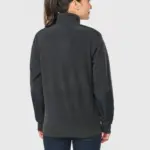 Ecologishe fleece met ritskraag unisex — productfoto 3