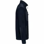 PS_WK905-S_NAVY - Hidalgo-werbeartikel Ecologishe fleece met ritskraag unisex, navy — productfoto 8