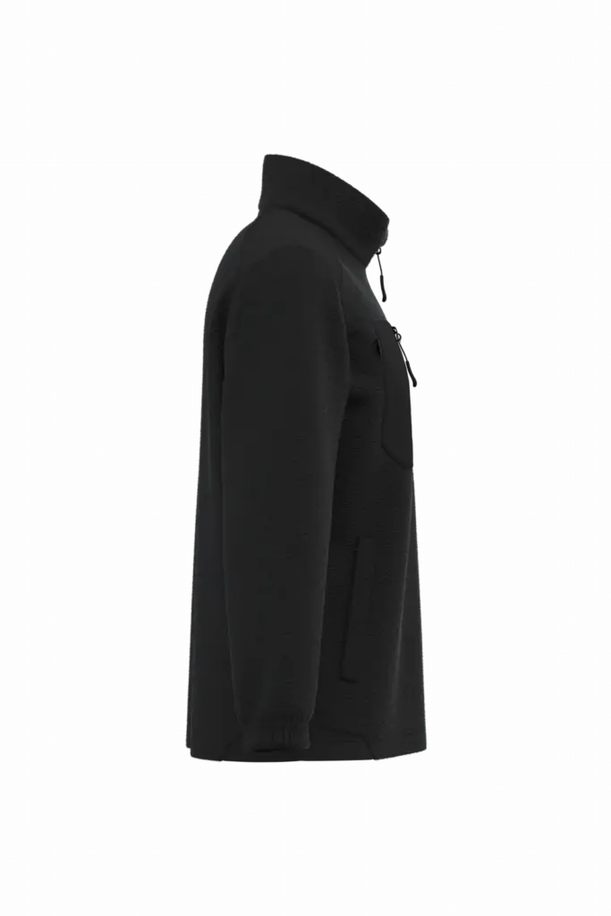 PS_WK910-S_BLACK - Hidalgo-werbeartikel Fleecevest met isolerende laag uniseks, black — productfoto 5