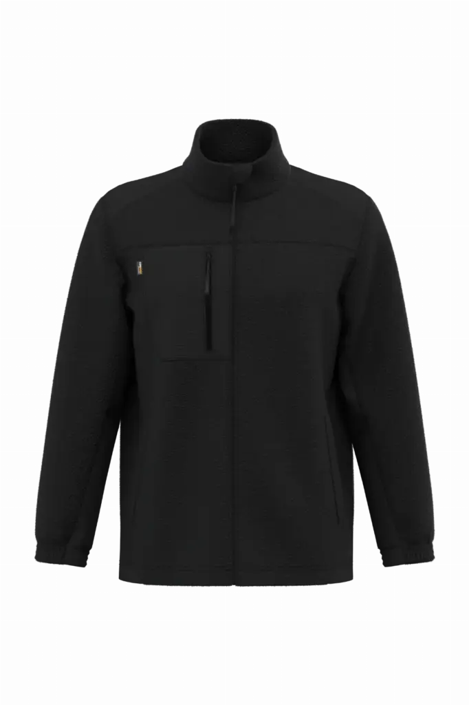 Fleecevest met isolerende laag uniseks, black — productfoto 6