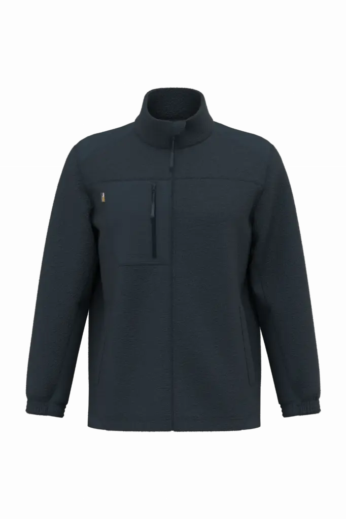 Fleecevest met isolerende laag uniseks, navy — productfoto 8