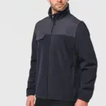 Fleecevest met afneembare mouwen heren