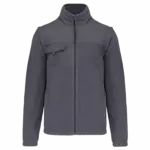 PS_WK9105_CONVOYGREY - Hidalgo Fleecejacke bedrucken WK9105 abnehmbare Ärmel 400g S-4XL — Produktfoto 7