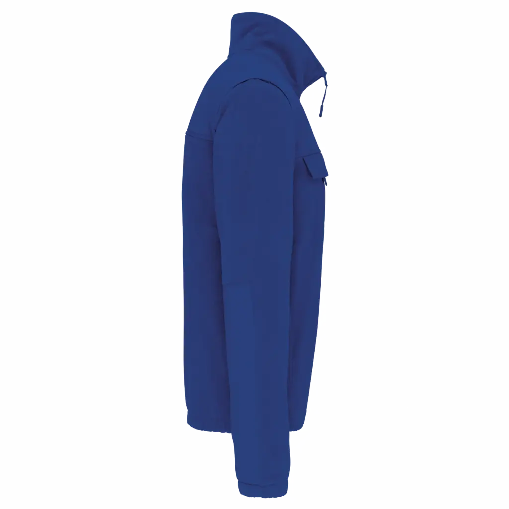 Fleecevest met afneembare mouwen heren, royal blue — productfoto 11