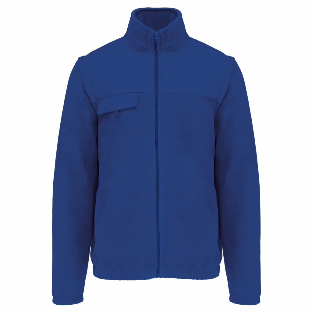 PS_WK9105_ROYALBLUE - Hidalgo Fleecejacke bedrucken WK9105 abnehmbare Ärmel 400g S-4XL — Produktfoto 12