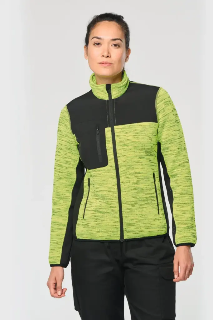 Gerecycled damesjasje in polytricot
