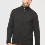Met fleece gevoerde herencardigan. — productfoto 3