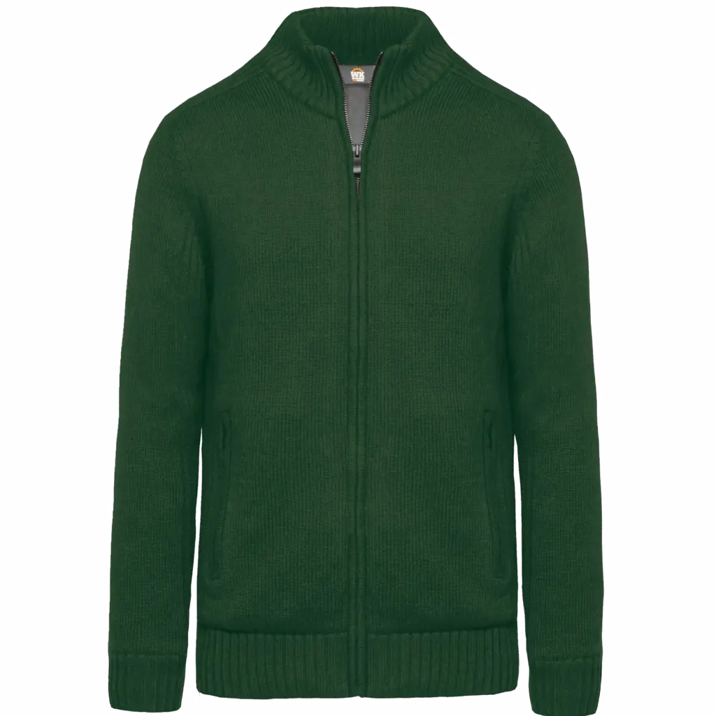 Custom Men's Fleece Lined Cardigan WK959 Workwear S-4XL — product photo 7