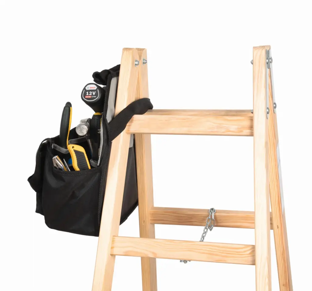 Gereedschapstas, aanpasbaar aan draagbare ladders — productfoto 2