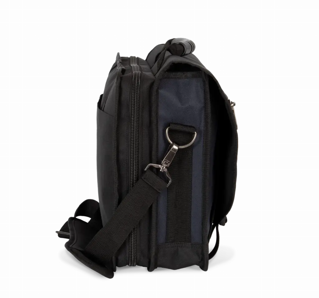 Schoudertas voor gereedschap en laptop, black / navy — productfoto 4