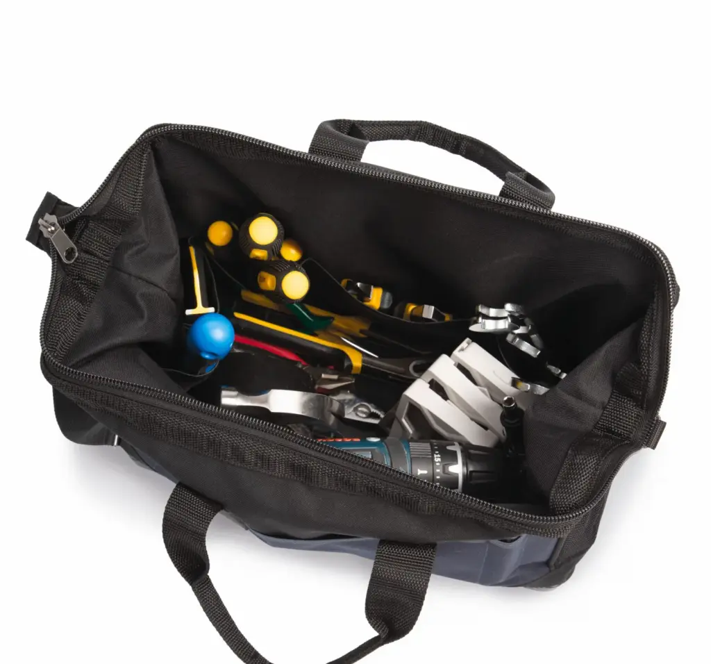 Gereedschaptas met plastic bodem — productfoto 2