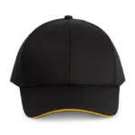 PS_WKP145_BLACK-YELLOW - Hidalgo Contrasterende sandwichpet 6 panelen, black / yellow — productfoto 9