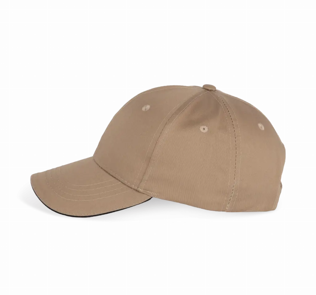 PS_WKP145-S_CAMEL-BLACK - Hidalgo Contrasterende sandwichpet 6 panelen, camel / black — productfoto 10