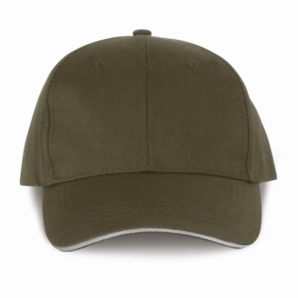 PS_WKP145_KHAKI-LIGHTGREY - Hidalgo Contrasterende sandwichpet 6 panelen, khaki / light grey — productfoto 11