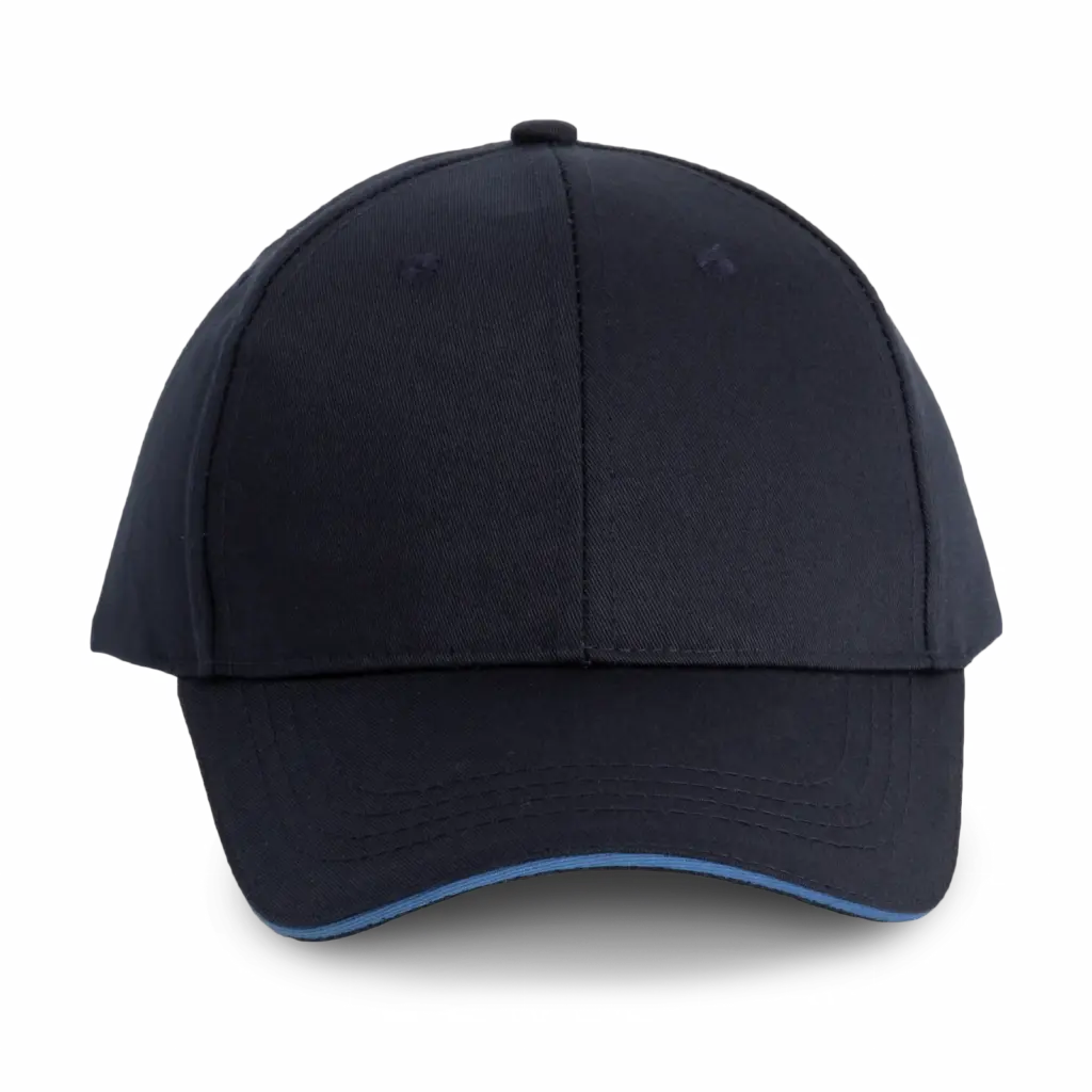 PS_WKP145_NAVY-LIGHTROYALBLUE - Hidalgo Contrasterende sandwichpet 6 panelen, navy / light royal blue — productfoto 13