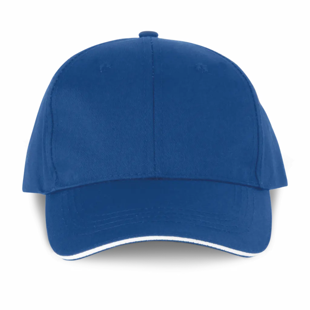 PS_WKP145_ROYALBLUE-WHITE - Hidalgo Contrasterende sandwichpet 6 panelen, royal blue / white — productfoto 16