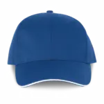 PS_WKP145_ROYALBLUE-WHITE - Hidalgo Contrasterende sandwichpet 6 panelen, royal blue / white — productfoto 16