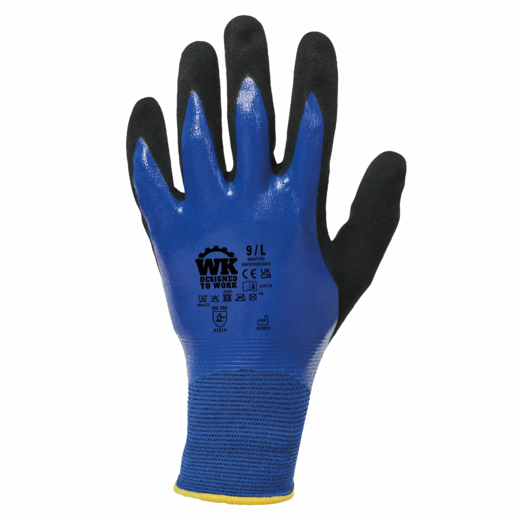 PS_WKP703_ROYALBLUE - Hidalgo-werbeartikel Handschoen voor werk in natte omgevingen, royal blue — productfoto 5