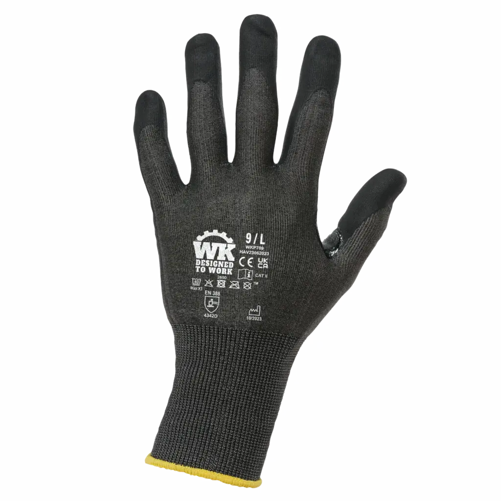 PS_WKP709_BLACK - Hidalgo-werbeartikel Snijbestendige touchscreen-handschoen, black — productfoto 5