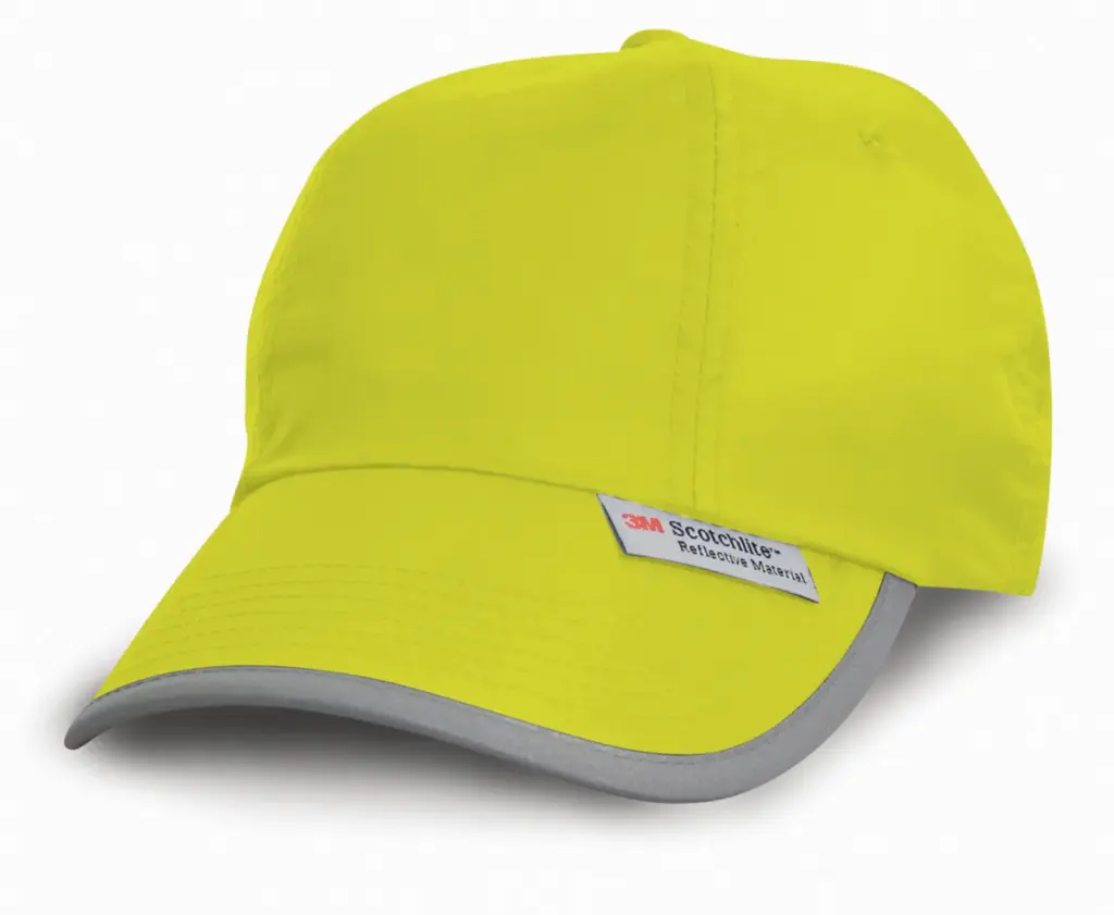 PS_YC6713_YELLOW - Hidalgo Baseball pet met reflecterende bies, yellow — productfoto 3