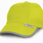 Baseball pet met reflecterende bies, yellow — productfoto 3