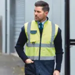 Gewatteerde veiligheidsbodywarmer