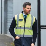 Gewatteerde veiligheidsbodywarmer — productfoto 3