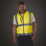 Softshell veiligheidsbodywarmer — productfoto 3