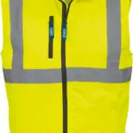 Softshell veiligheidsbodywarmer, hi vis yellow — productfoto 6